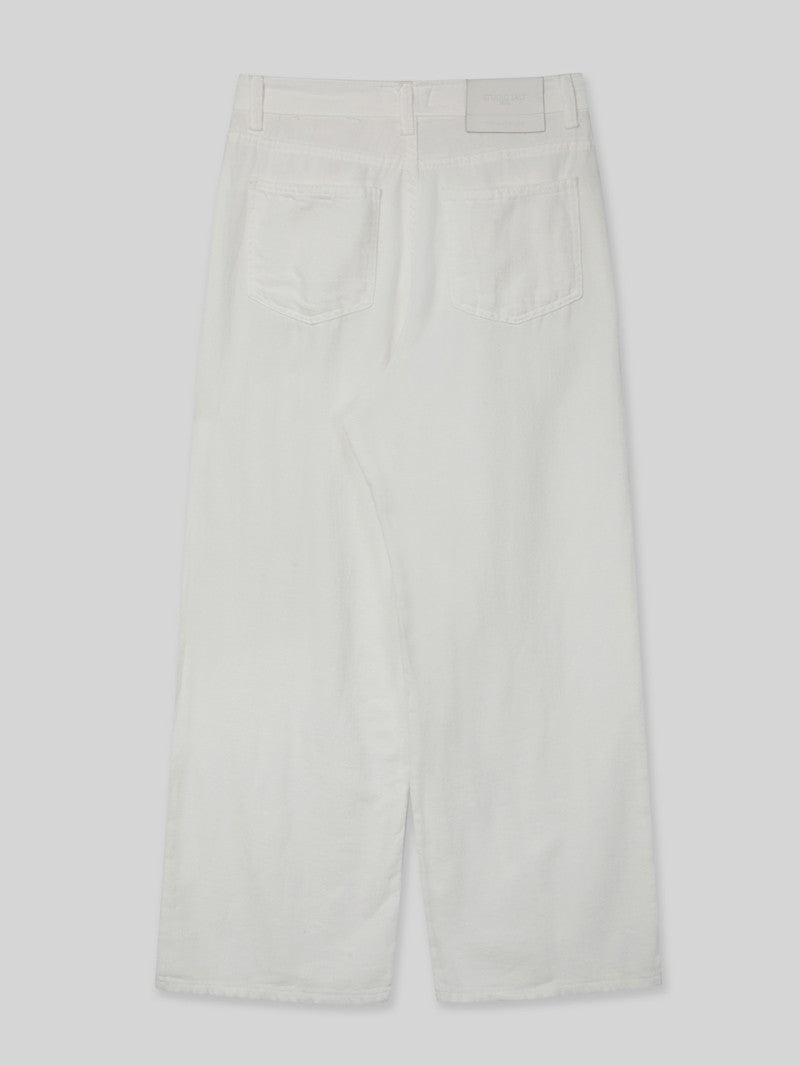 【WE ARE】韓國STUDIO SALT休閒牛仔褲LINENPANTS