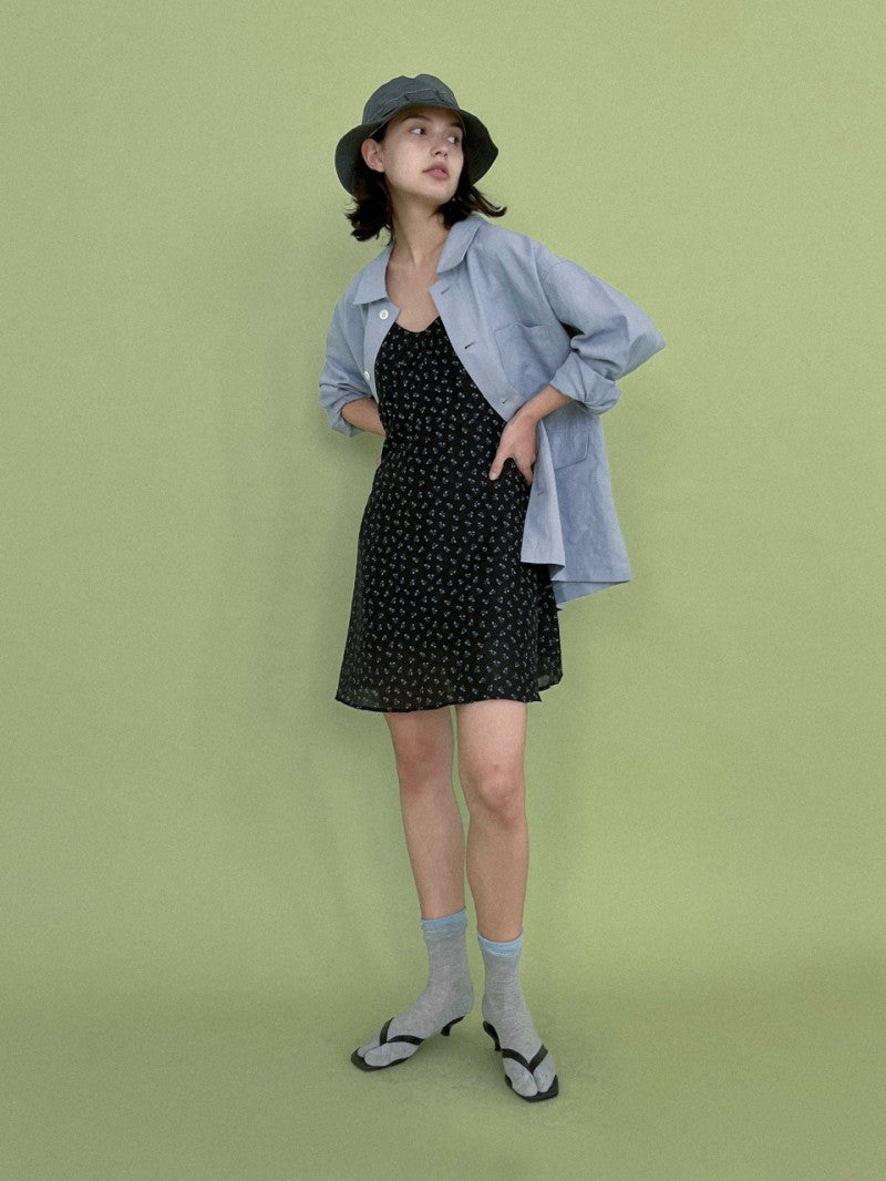 【WE ARE】韓國STUDIO SALT碎花細肩連身短裙 20260620-1