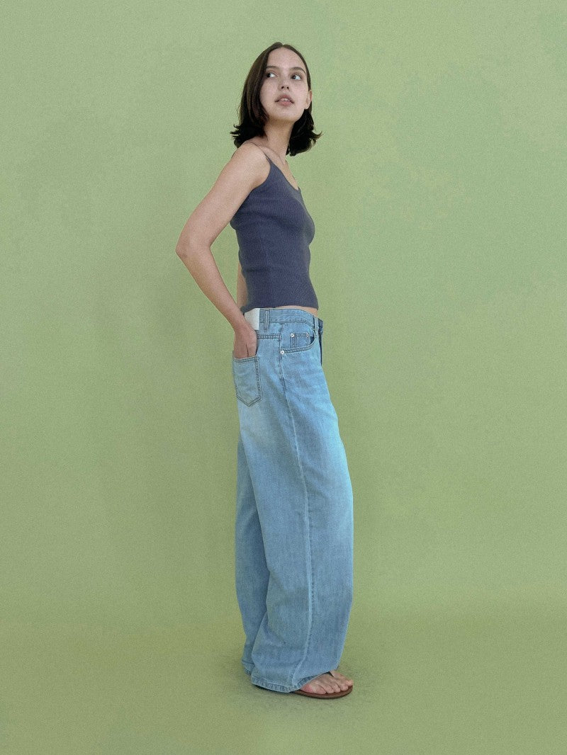 【WE ARE】韓國STUDIO SALT休閒牛仔褲SUMMERDENIM