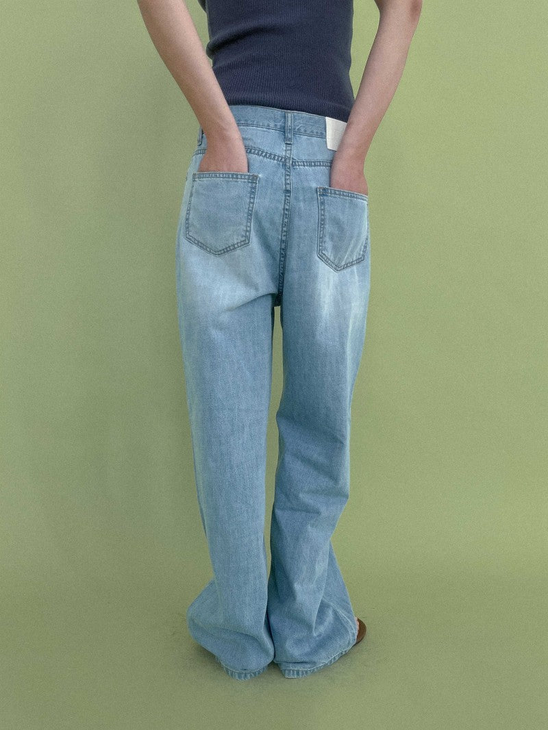 【WE ARE】韓國STUDIO SALT休閒牛仔褲SUMMERDENIM
