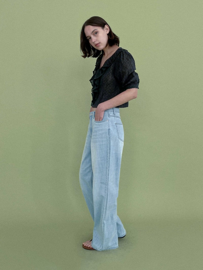 【WE ARE】韓國STUDIO SALT休閒牛仔褲SUMMERDENIM