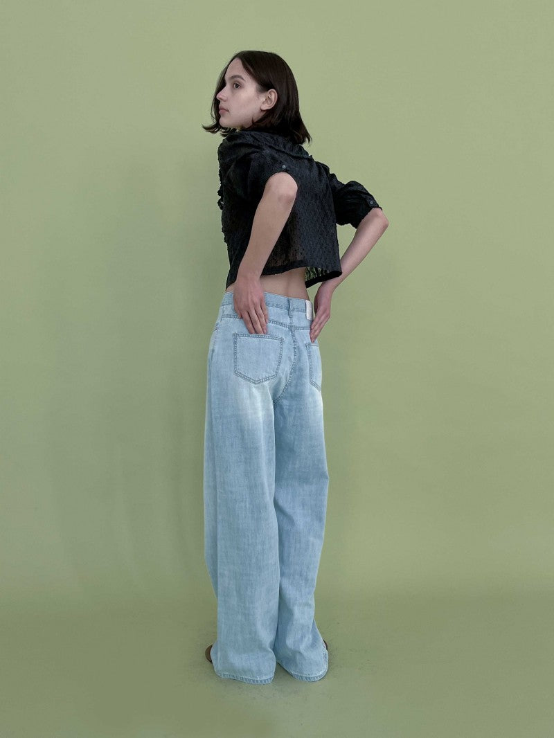 【WE ARE】韓國STUDIO SALT休閒牛仔褲SUMMERDENIM