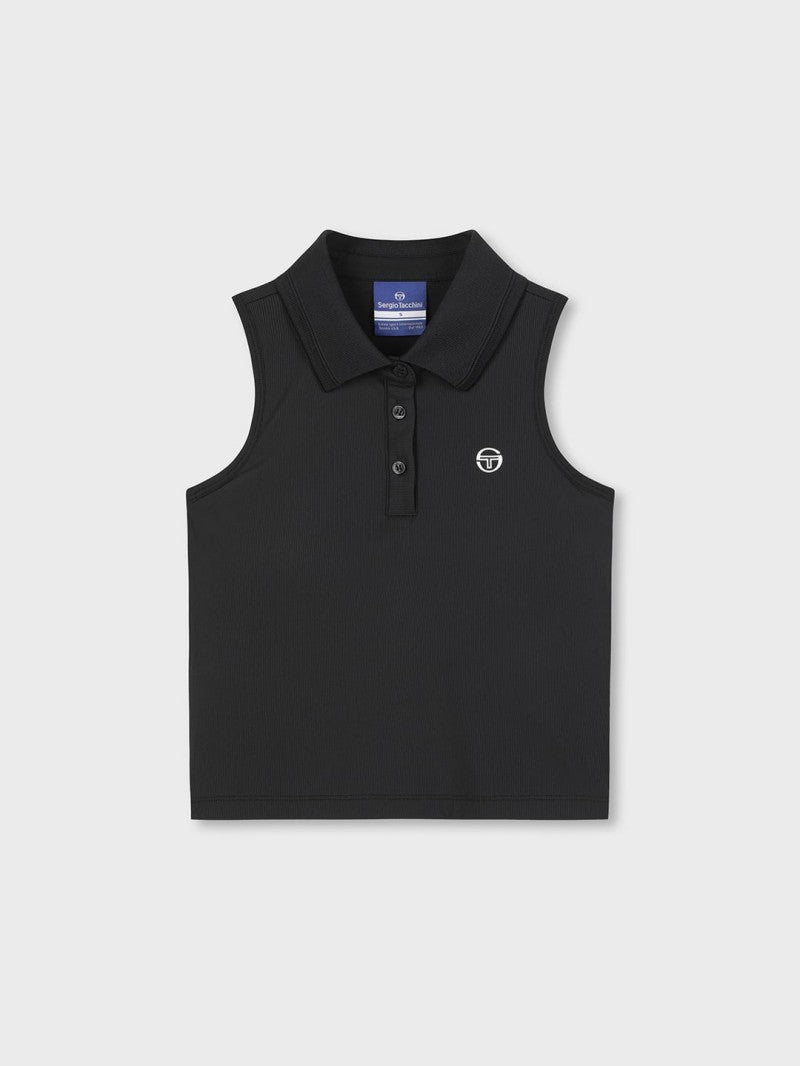 【WE ARE】韓國SERGIO TACCHINI休閒POLO領短版背心(附胸墊) TWPQ16963