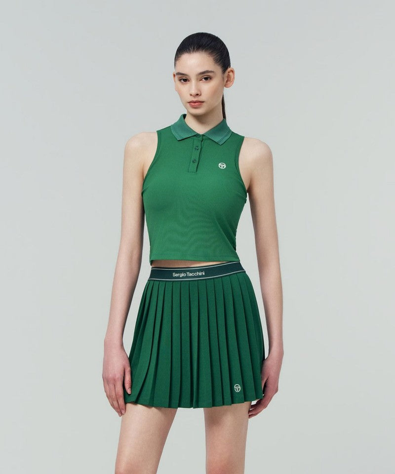 【WE ARE】韓國SERGIO TACCHINI休閒POLO領短版背心(附胸墊) TWPQ16963