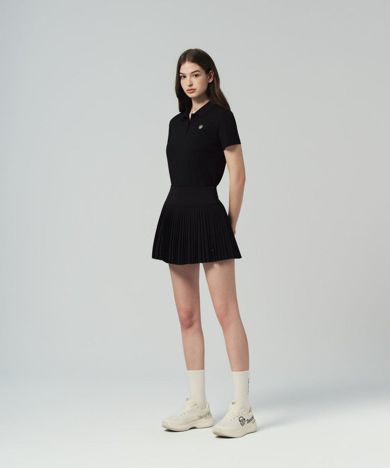 【WE ARE】韓國SERGIO TACCHINI高腰寬帶百褶裙(附安全褲) TWSK16063