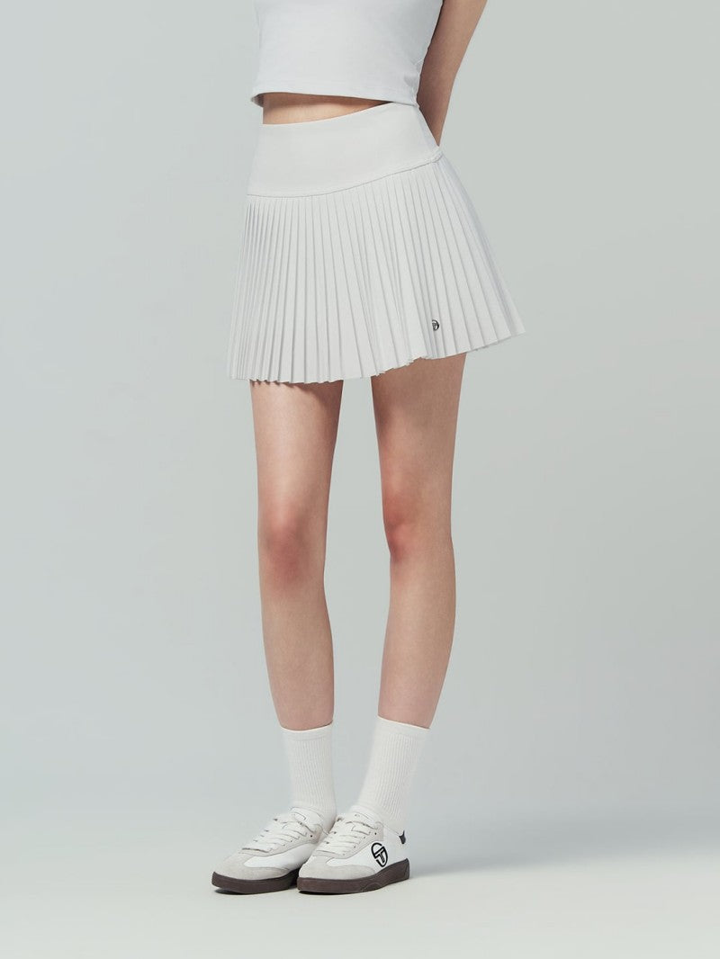 【WE ARE】韓國SERGIO TACCHINI高腰寬帶百褶裙(附安全褲) TWSK16063