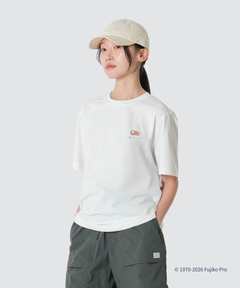 哆啦A夢聯名款 男女同款【WE ARE】韓國snow peak雪峰休閒短袖T恤S26MUFTS94