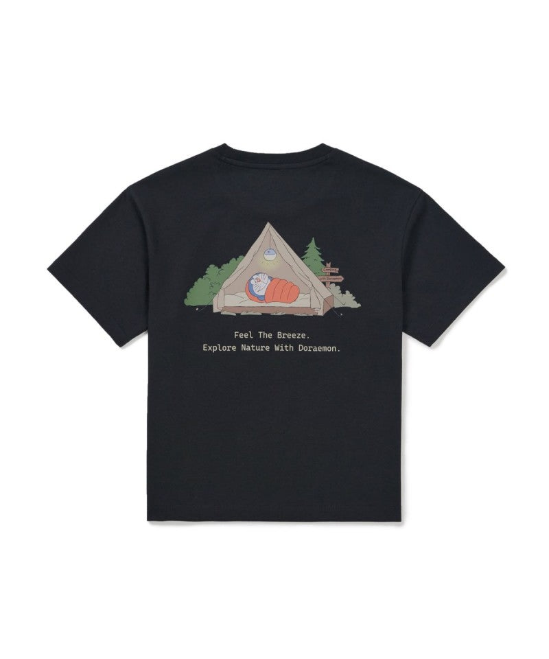 哆啦A夢聯名款 兒童款【WE ARE】韓國snow peak雪峰休閒短袖T恤S26MKFTS97