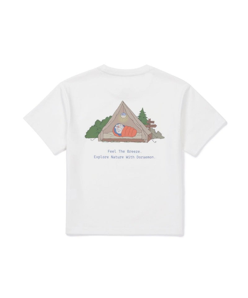 哆啦A夢聯名款 兒童款【WE ARE】韓國snow peak雪峰休閒短袖T恤S26MKFTS97