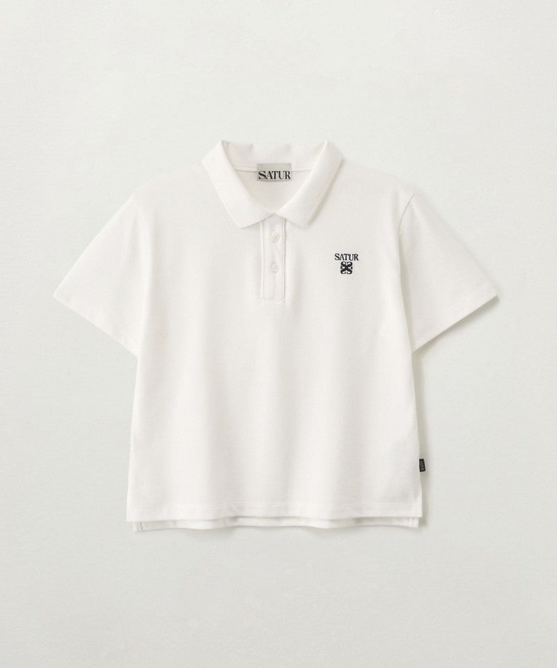 Satur折扣款 女款【WE ARE】韓國Satur休閒POLO领T恤SA262WTS03