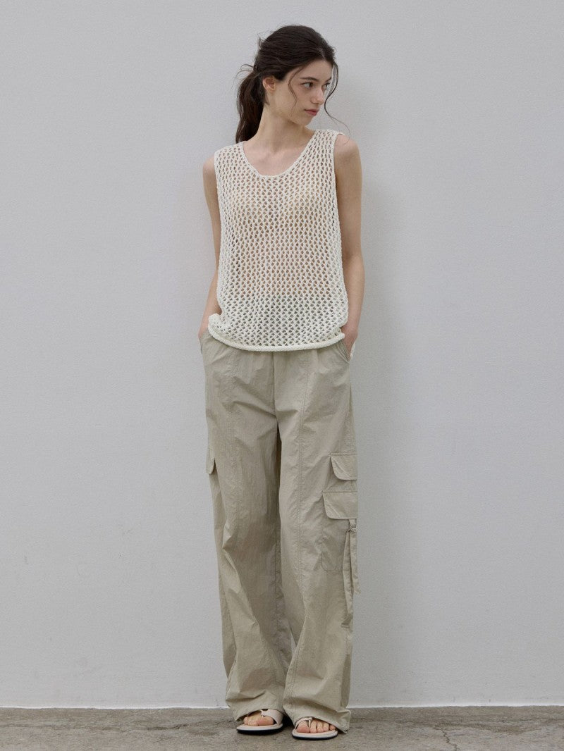 【WE ARE】韓國LE STUDIO 休閒洞洞背心 LS252PO020C
