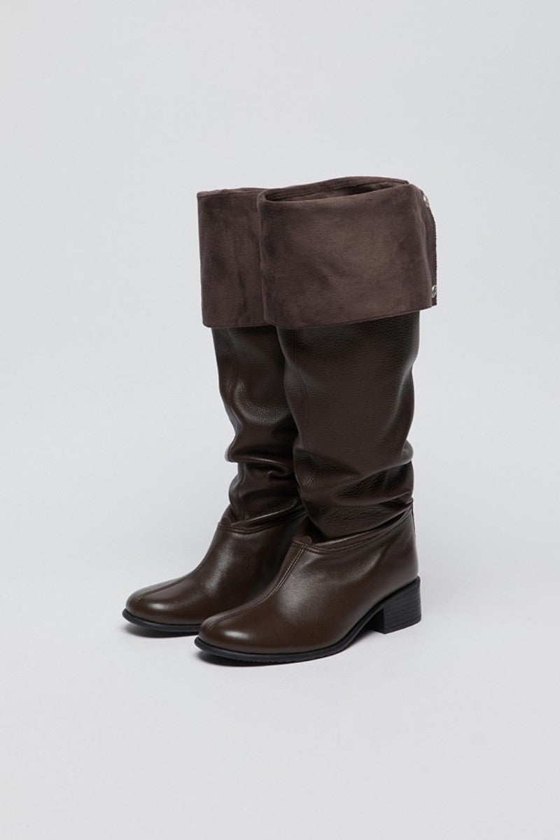 【WE ARE】韓國Archivepke [EXCLUSIVE] Slouch boots 長筒靴子OK3BX26251