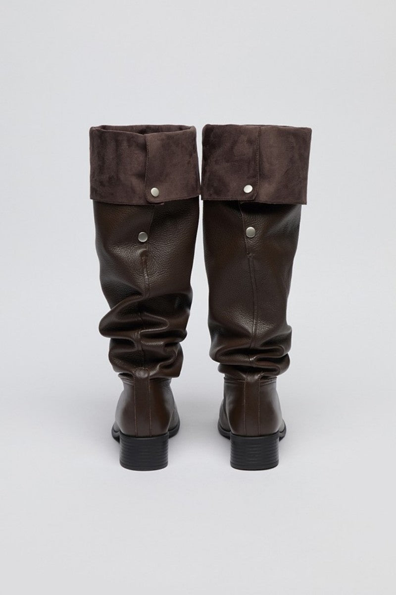 【WE ARE】韓國Archivepke [EXCLUSIVE] Slouch boots 長筒靴子OK3BX26251