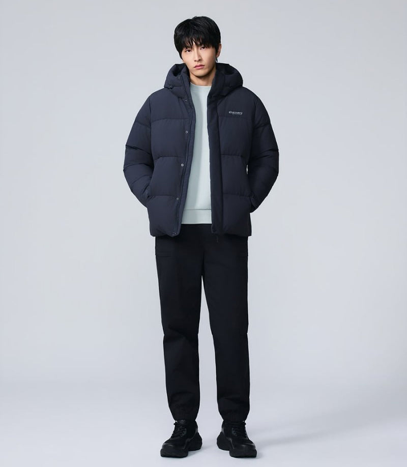 男款【WE ARE】韓國Discovery休閒羽絨服外套DMDJ61066