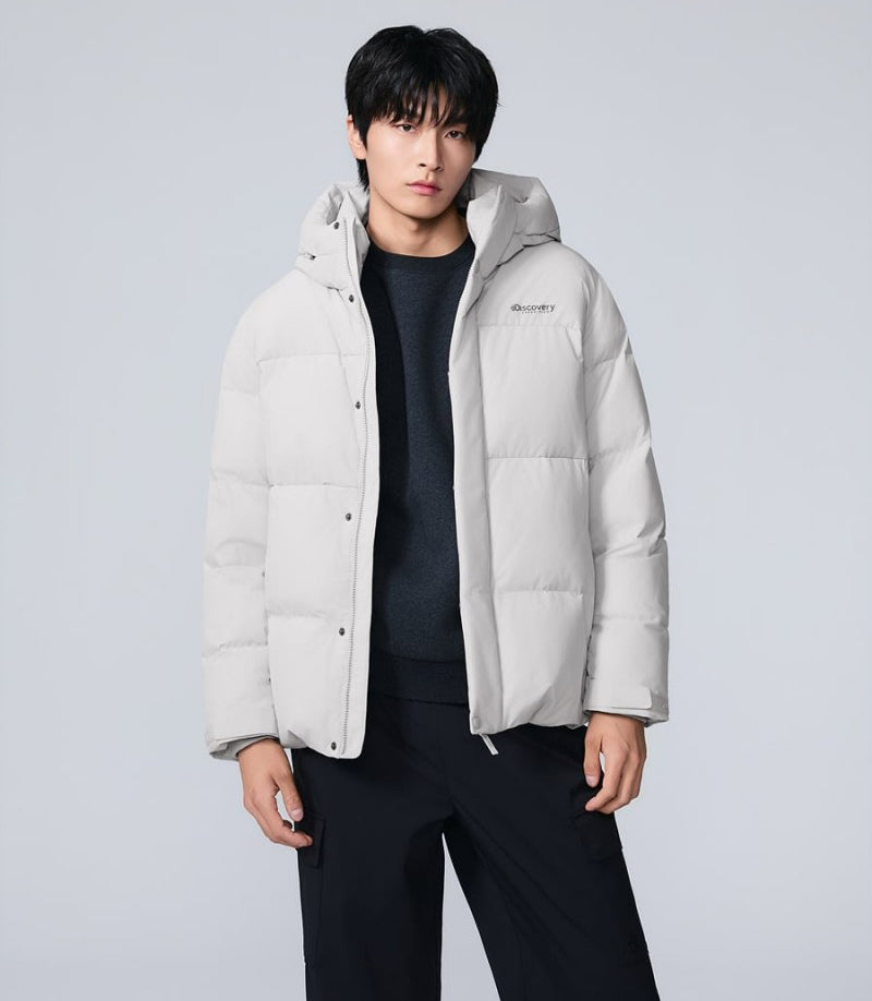 男款【WE ARE】韓國Discovery休閒羽絨服外套DMDJ61066