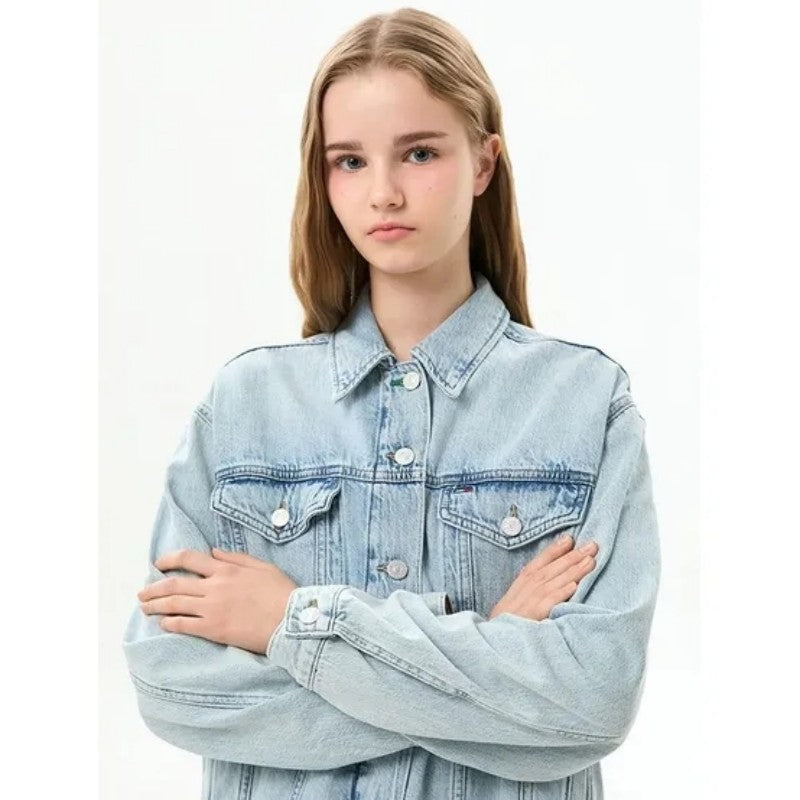 【WE ARE】韓國TOMMY JEANS休閒牛仔外套T32G6NJC11TWT1GB