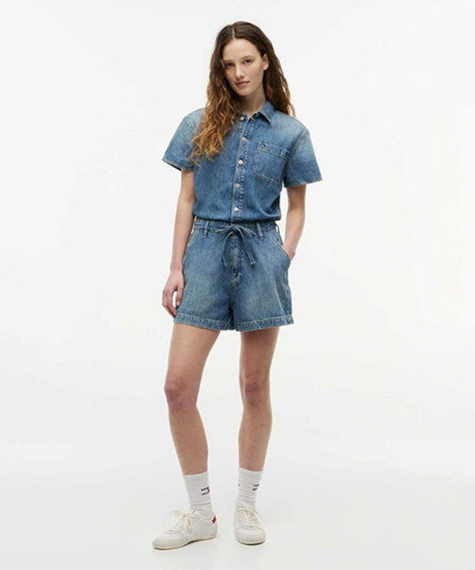 【WE ARE】韓國TOMMY JEANS休閒連體衣褲T32G6NOP11TWT1
