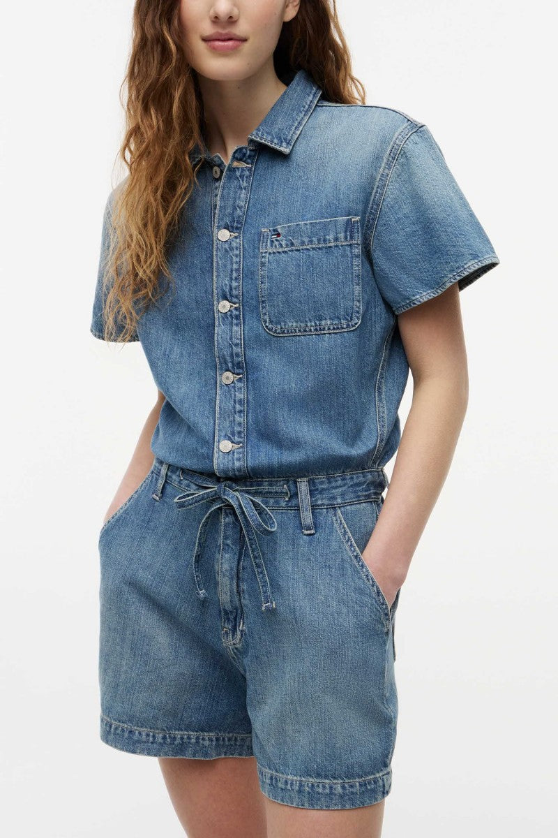 【WE ARE】韓國TOMMY JEANS休閒連體衣褲T32G6NOP11TWT1