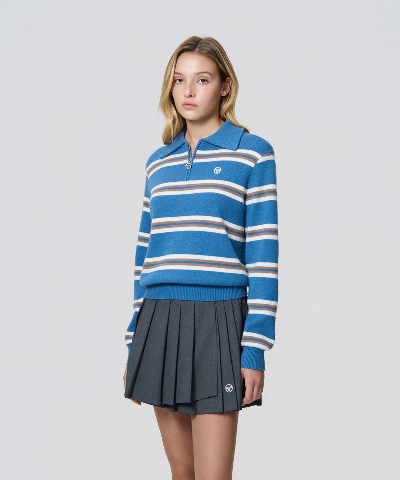 【WE ARE】韓國SERGIO TACCHINI 休閒條紋POLO衫毛衣TWKP30064