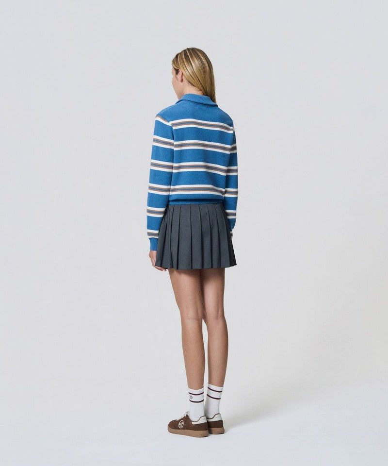 【WE ARE】韓國SERGIO TACCHINI 休閒條紋POLO衫毛衣TWKP30064