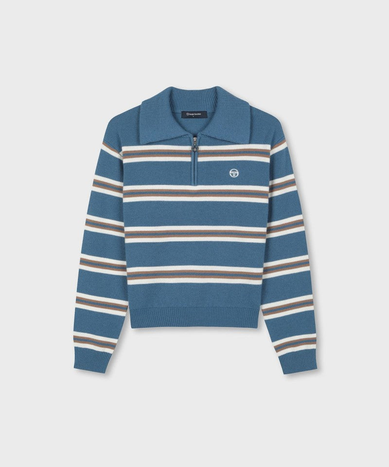 【WE ARE】韓國SERGIO TACCHINI 休閒條紋POLO衫毛衣TWKP30064