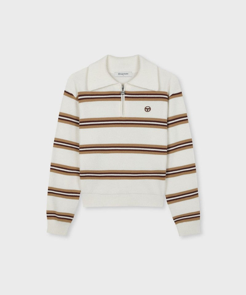 【WE ARE】韓國SERGIO TACCHINI 休閒條紋POLO衫毛衣TWKP30064