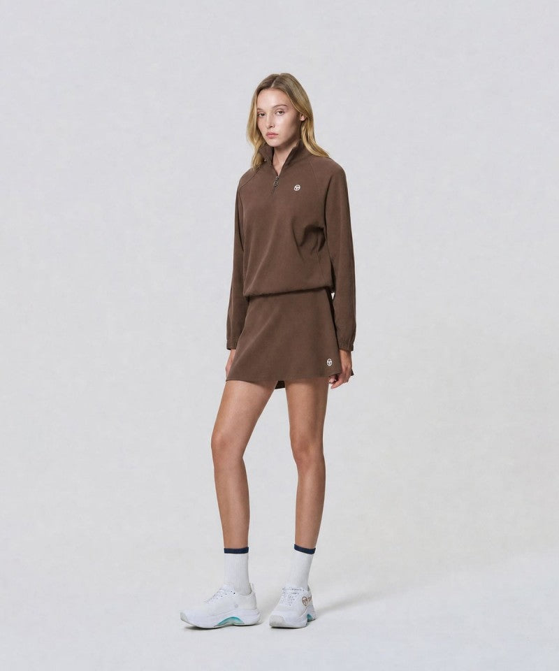 【WE ARE】韓國SERGIO TACCHINI 落肩半拉鏈大學T TWMT15264