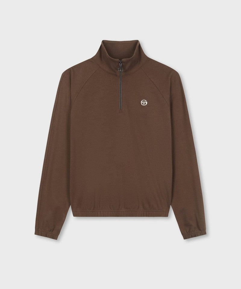 【WE ARE】韓國SERGIO TACCHINI 落肩半拉鏈大學T TWMT15264