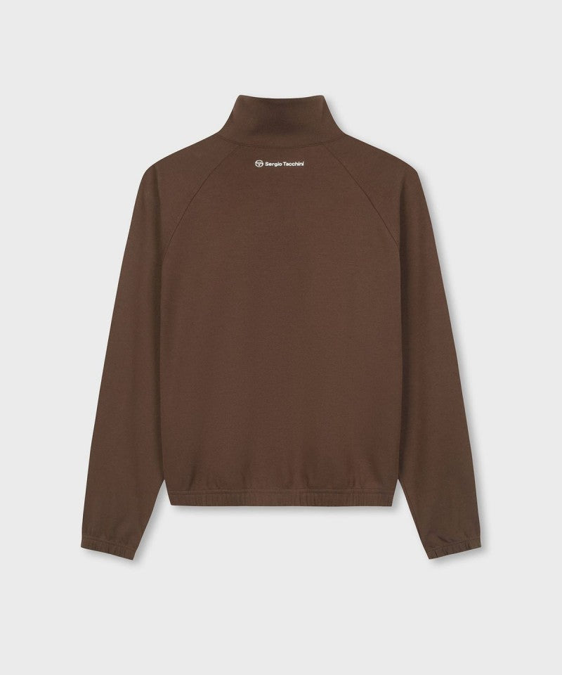 【WE ARE】韓國SERGIO TACCHINI 落肩半拉鏈大學T TWMT15264