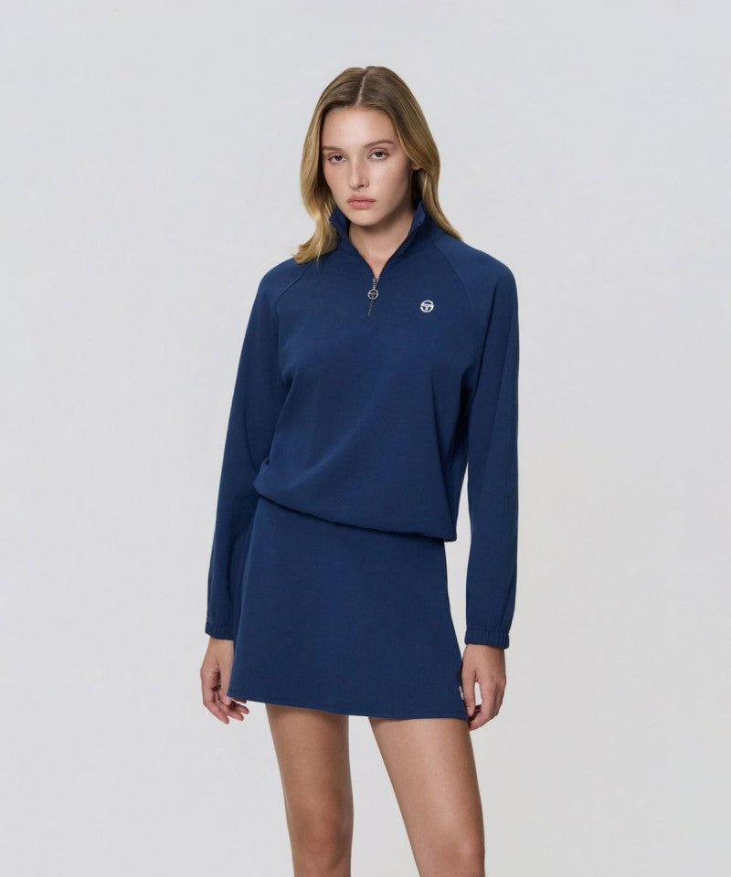【WE ARE】韓國SERGIO TACCHINI 落肩半拉鏈大學T TWMT15264