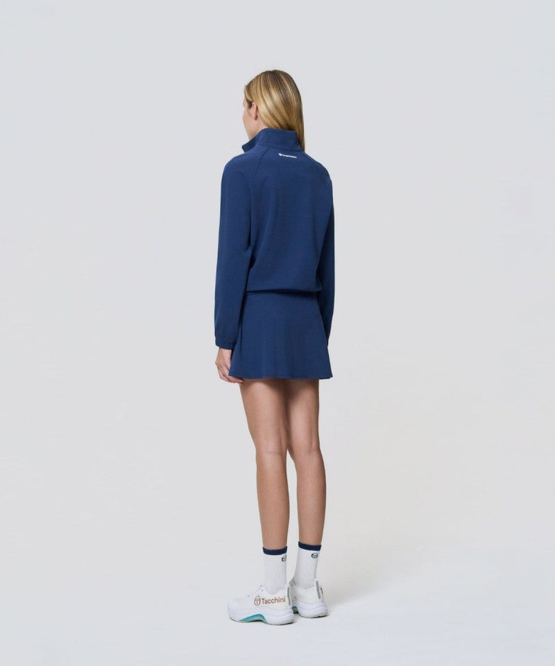 【WE ARE】韓國SERGIO TACCHINI 落肩半拉鏈大學T TWMT15264