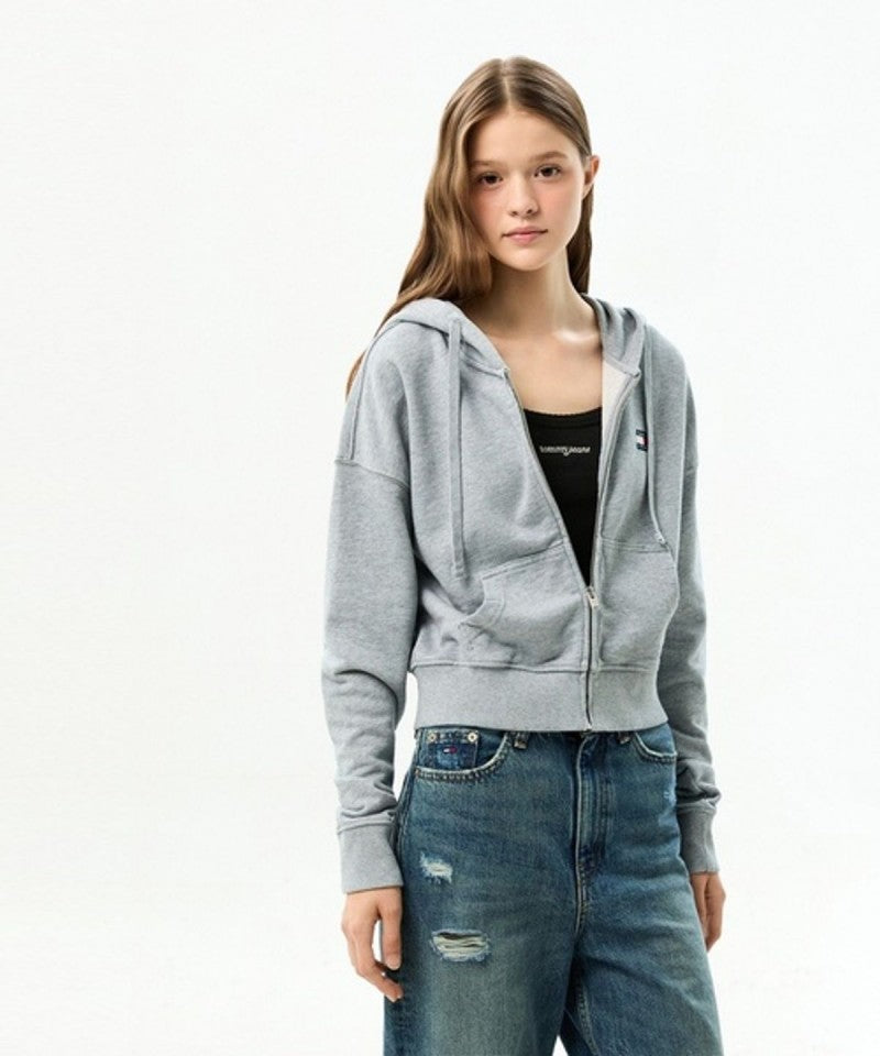 女款【WE ARE】韓國TOMMY JEANS 短版連帽棉外 T32G6TJC01TWT2