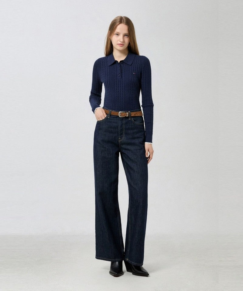 【WE ARE】韓國TOMMY JEANS休閒針織上衣T32G7KTO16TWT1
