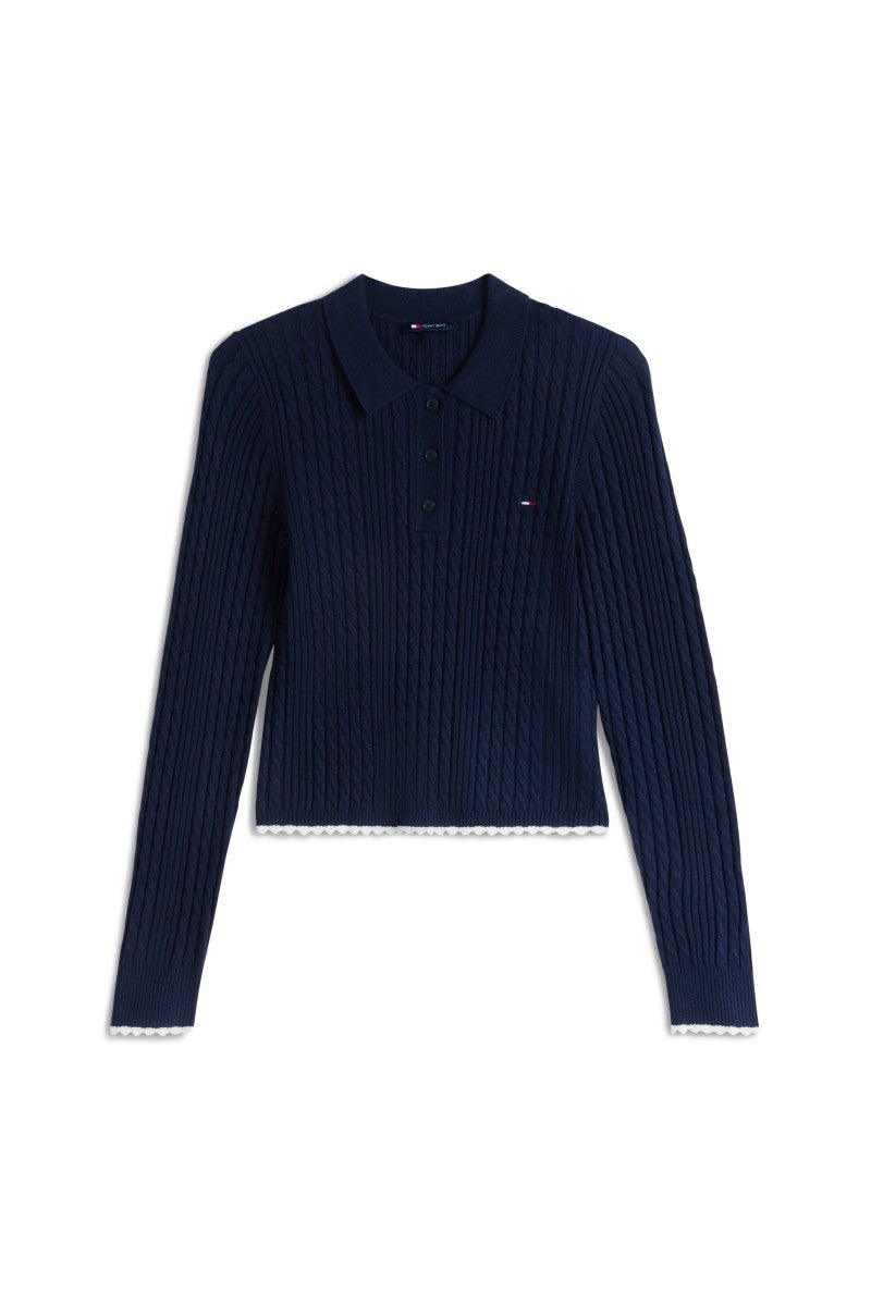 【WE ARE】韓國TOMMY JEANS休閒針織上衣T32G7KTO16TWT1