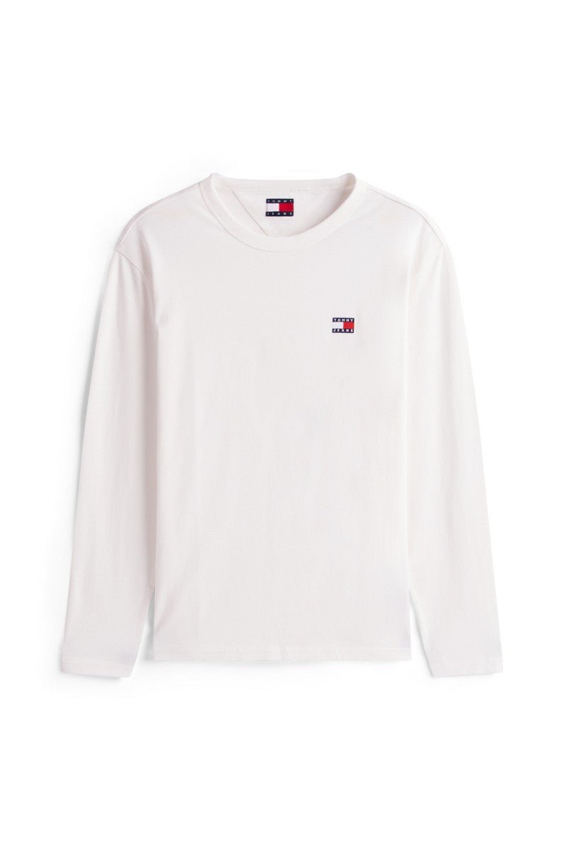 男款【WE ARE】韓國TOMMY JEANS logo休閒長袖棉T  T32G7TTO24TMT1