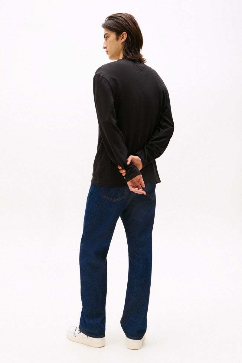 男款【WE ARE】韓國TOMMY JEANS logo休閒長袖棉T  T32G7TTO24TMT1
