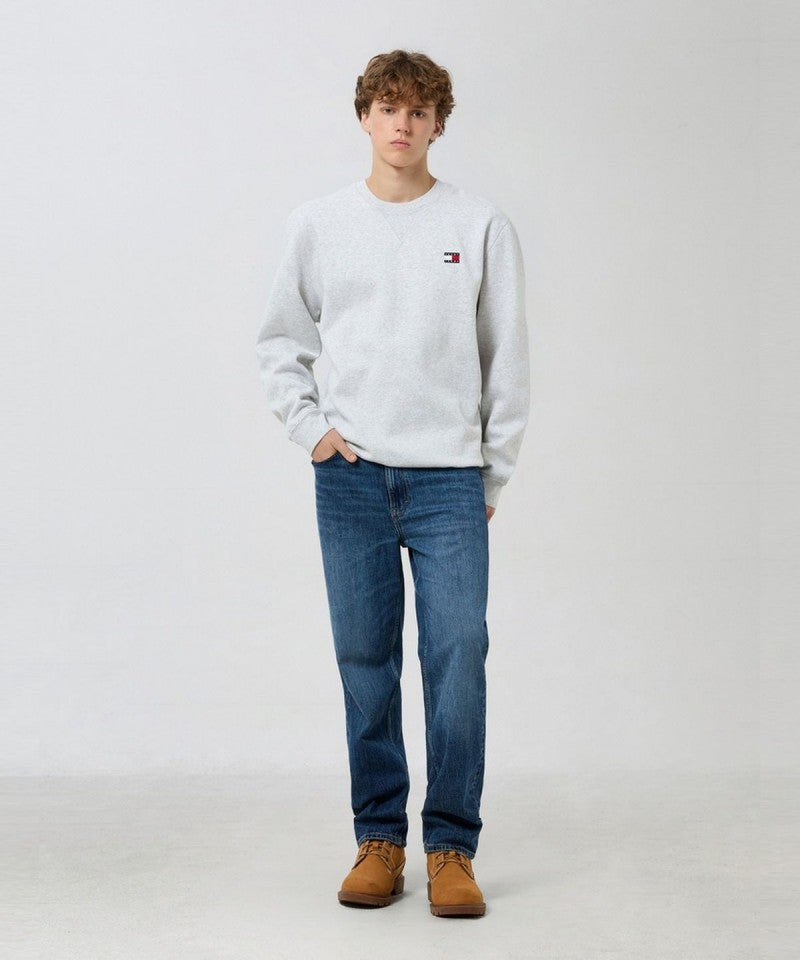 男款【WE ARE】韓國TOMMY JEANS 基礎款小logo內刷毛大學T T32G7TTO26TMT1