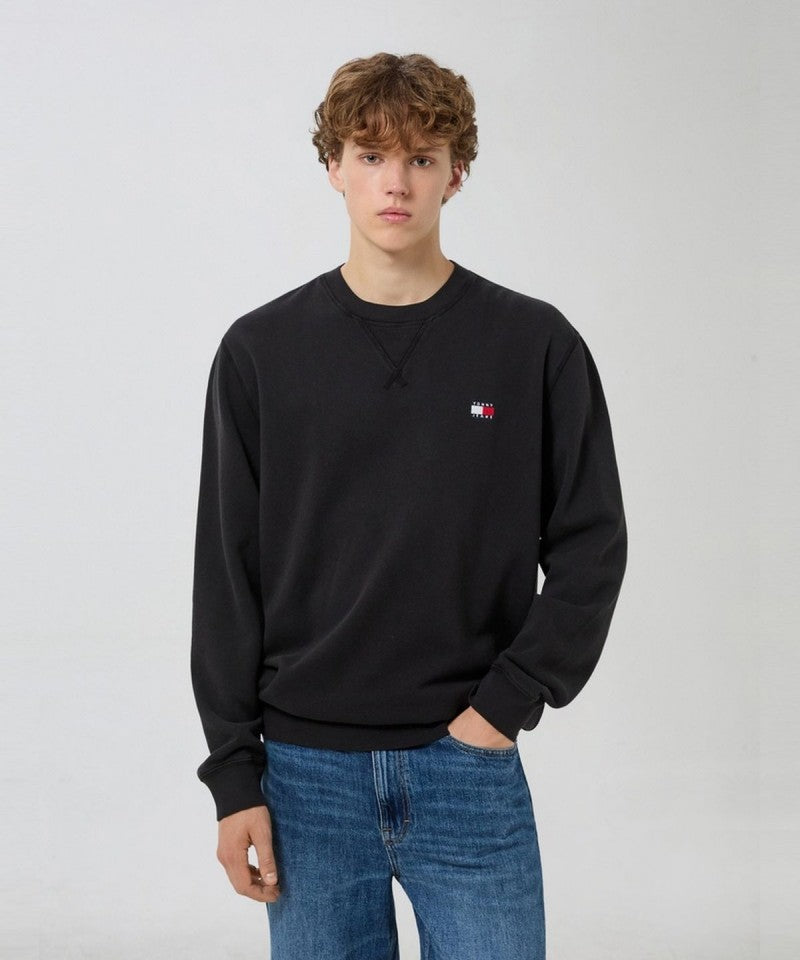 男款【WE ARE】韓國TOMMY JEANS 基礎款小logo內刷毛大學T T32G7TTO26TMT1