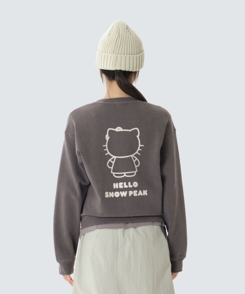 hello kitty聯名款 【WE ARE】韓國snow peak雪峰休閒大學T衛衣S26FWFHT85