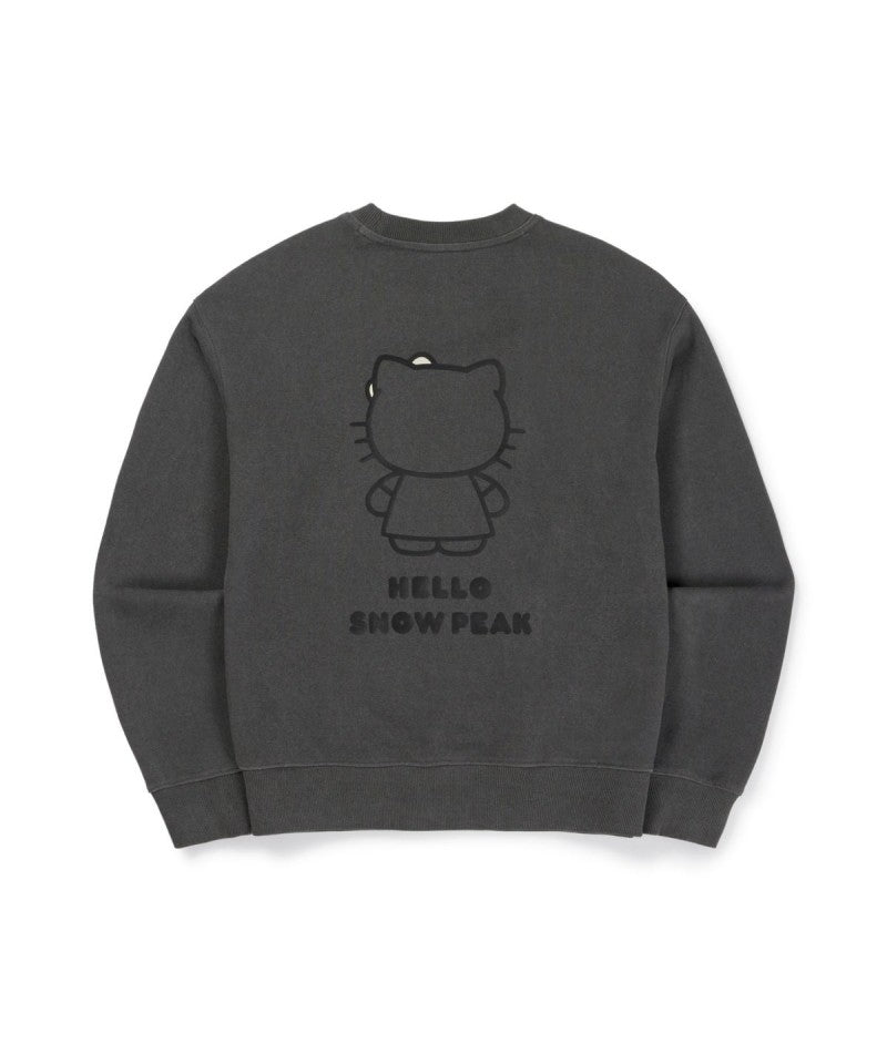 hello kitty聯名款 【WE ARE】韓國snow peak雪峰休閒大學T衛衣S26FWFHT85