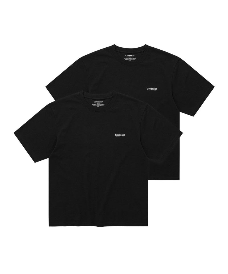 2PACK【WE ARE】韓國COVERNAT休閒短袖T恤2件装CO2602STE1