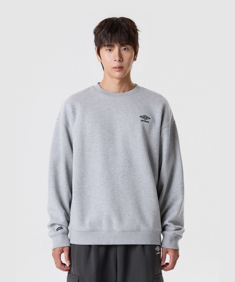 【WE ARE】韓國Umbro刺繡logo內刷毛大學T UR423CFSO1