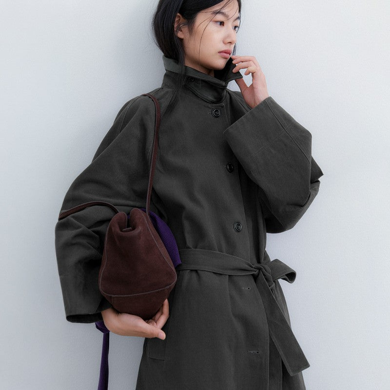【WE ARE】韓國Atelier Nain休閒長款大衣外套NMP5NWCT1487M0