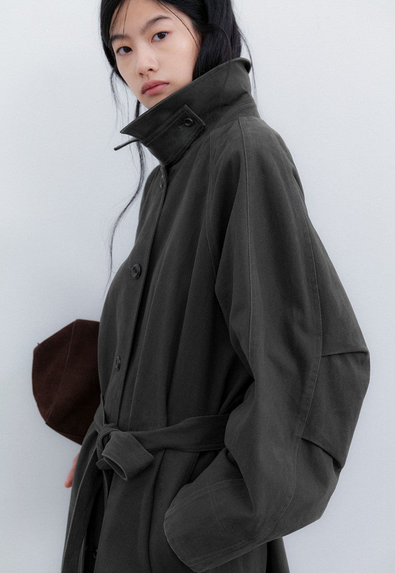 【WE ARE】韓國Atelier Nain休閒長款大衣外套NMP5NWCT1487M0