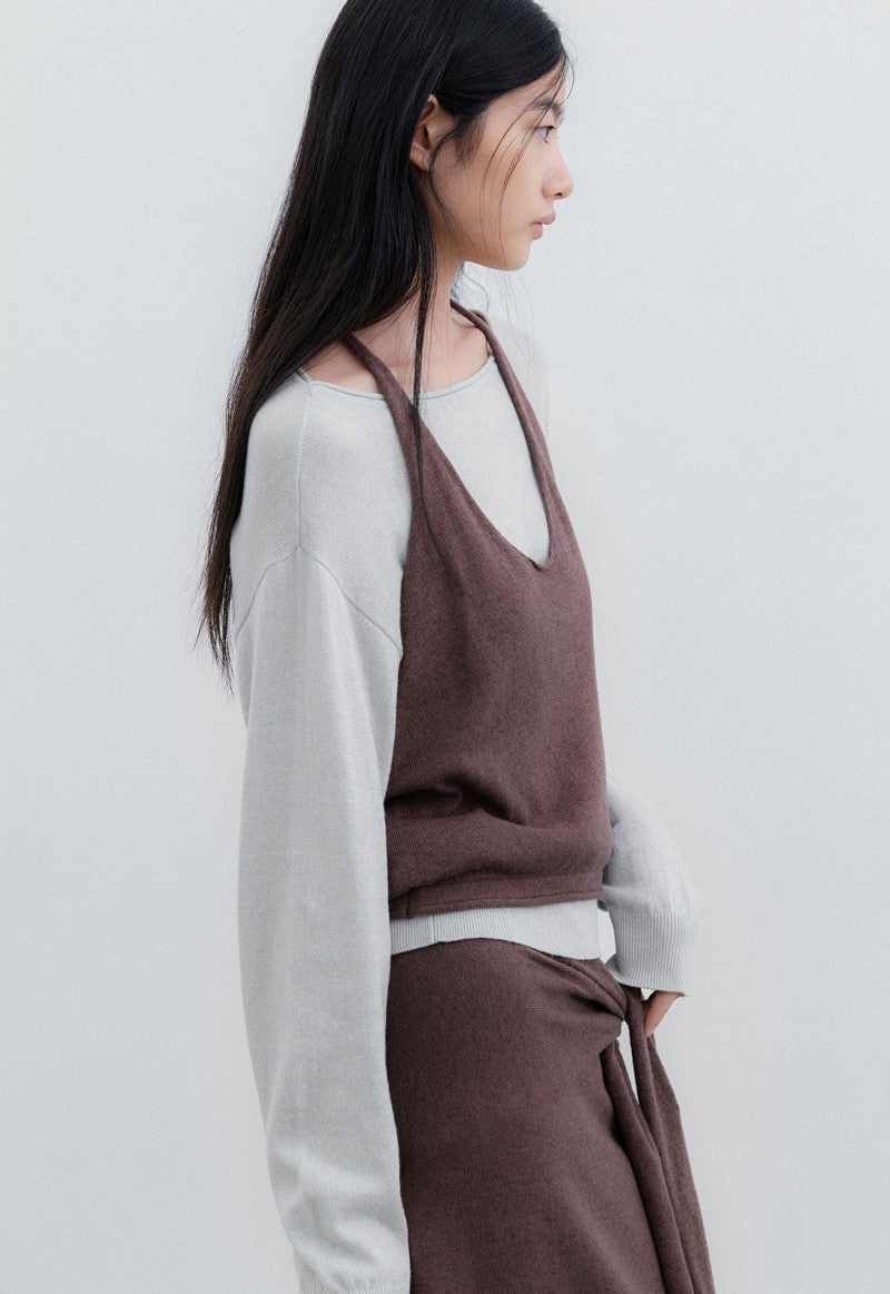 【WE ARE】韓國Atelier Nain休閒針織裙 NMP5NKSK5130M0