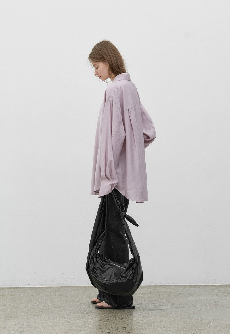 【WE ARE】韓國Atelier Nain休閒垂墜襯衫 NMP5NWBL4451M0
