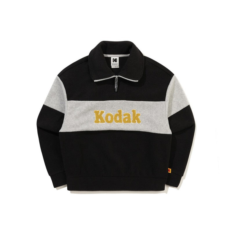 女款【WE ARE】韓國KODAK柯達半拉鏈領大學T衛衣K5422EFSR1