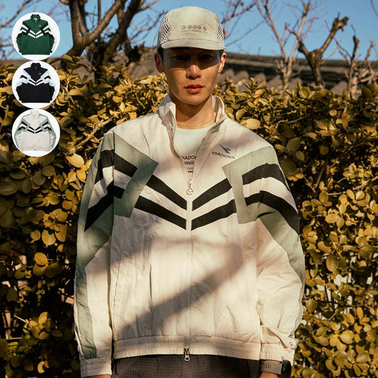 【WE ARE】Korea Diadora stand collar jacket D5123LWT06