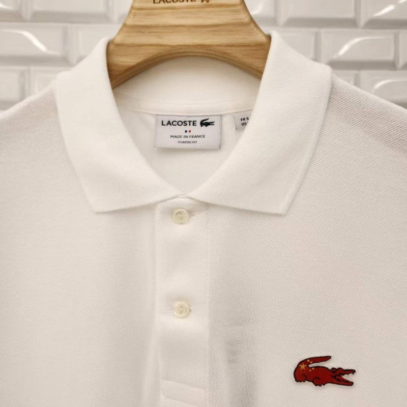 限定款 機場提貨 男款【WE ARE】韓國LACOSTE鱷魚POLO衫T恤PH0329