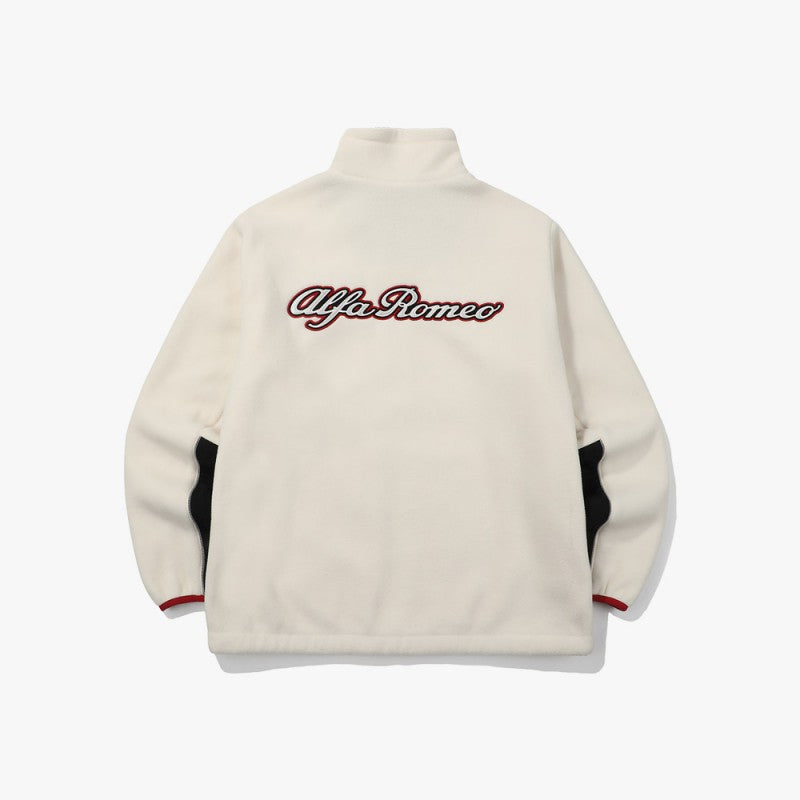 【WE ARE】Korea Diadora Suede Stand Collar Jacket D4421LFJ99